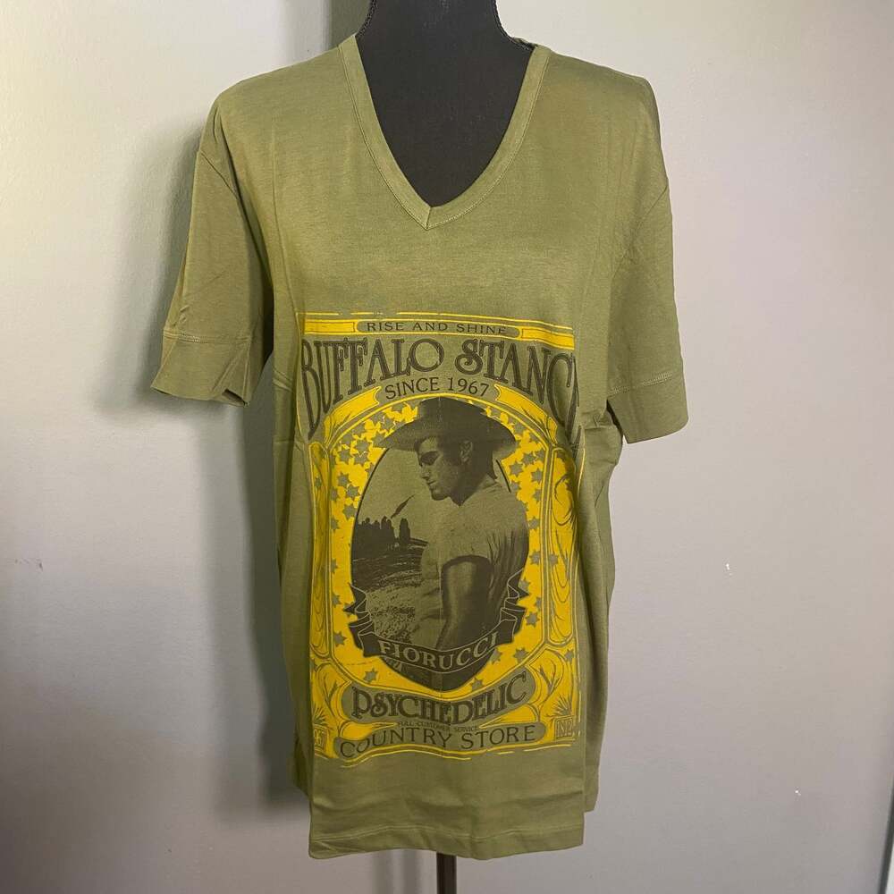 Fiorucci Tee Shirt Size XL Buffalo Stance Graphic‎ NWT